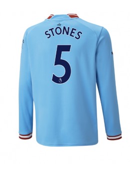 Manchester City John Stones #5 Heimtrikot 2022-23 Langarm